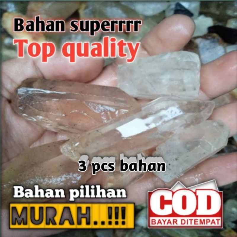 natural rough/bahan kecubung/quartz/crystal kinyang air super