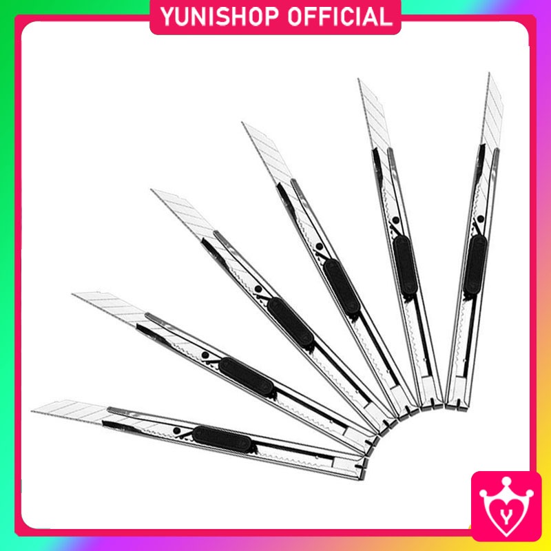 

Cutter Mini Stainless / Pisau Cutter Besi / Pemotong Kertas Multifungsi / Cutter Kecil Murah / TS-105