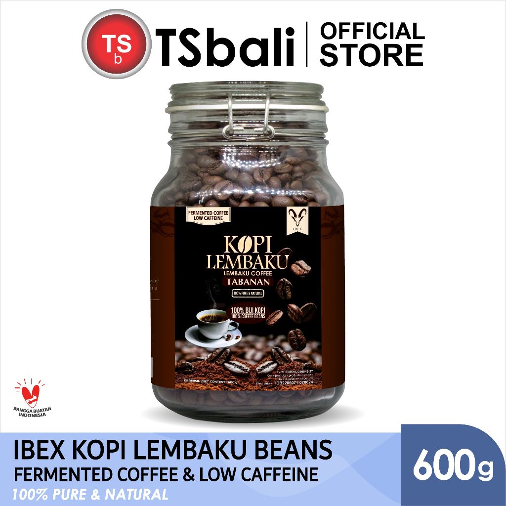 

BUY 1 GET 1 FREE !!! IBEX Kopi Lembaku Tabanan Beans / Fermented Coffee & Low Caffeine 600gr