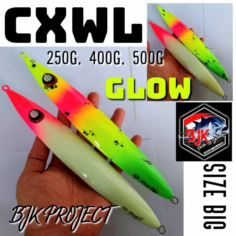 UMPAN PANCING METAL JIG CXWL SIZE BIG ,250,400,600g, 850g FULL GID