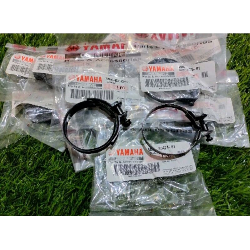 Klem kleman karbu belakang karet filter Nouvo mio sporty band claim original