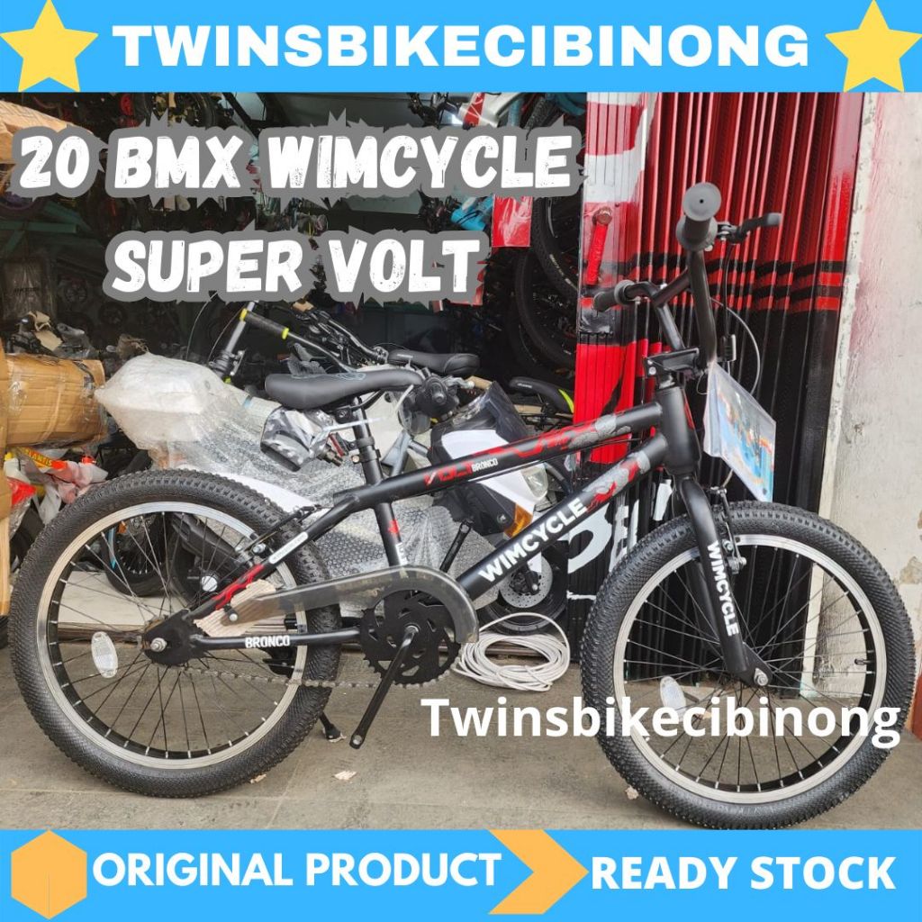 Sepeda Bmx 20 Wimcycle Bronco Super Volt
