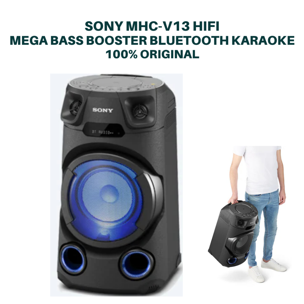 speaker hifi sony mhc v13 speaker bluetooth karaoke speaker aktif