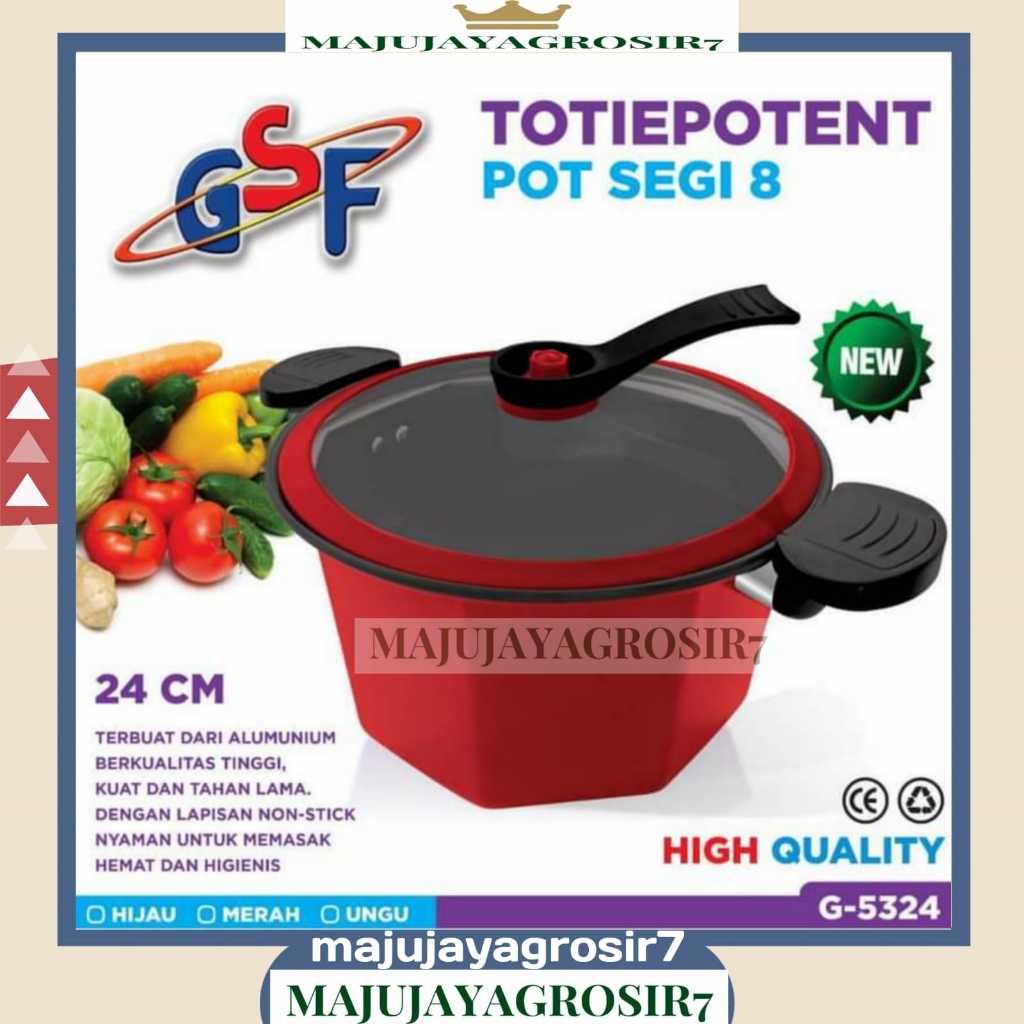 PANCI PRESTO GSF G-5324 / PRESTO TOTIEPOTENT 24CM GSF 5324 / PANCI PRESTO TOTIPOTENT POT SEGI 8 GSF 
