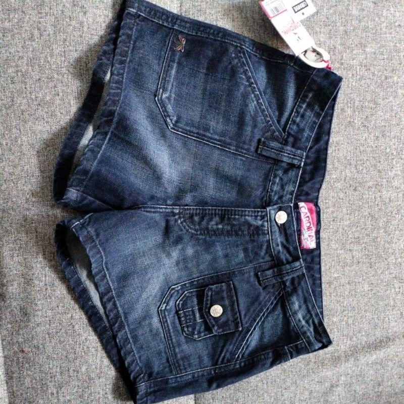 Celana pendek Jeans wanita Celana pendek Cardinal Girl Celana wanita denim jeans blue