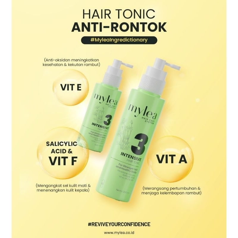 Mylea Ginseng Hair Tonic/ Intensive Hair Tonic/Ginseng Hair Shampoo/ Intensive Hair Shampoo 200 ml