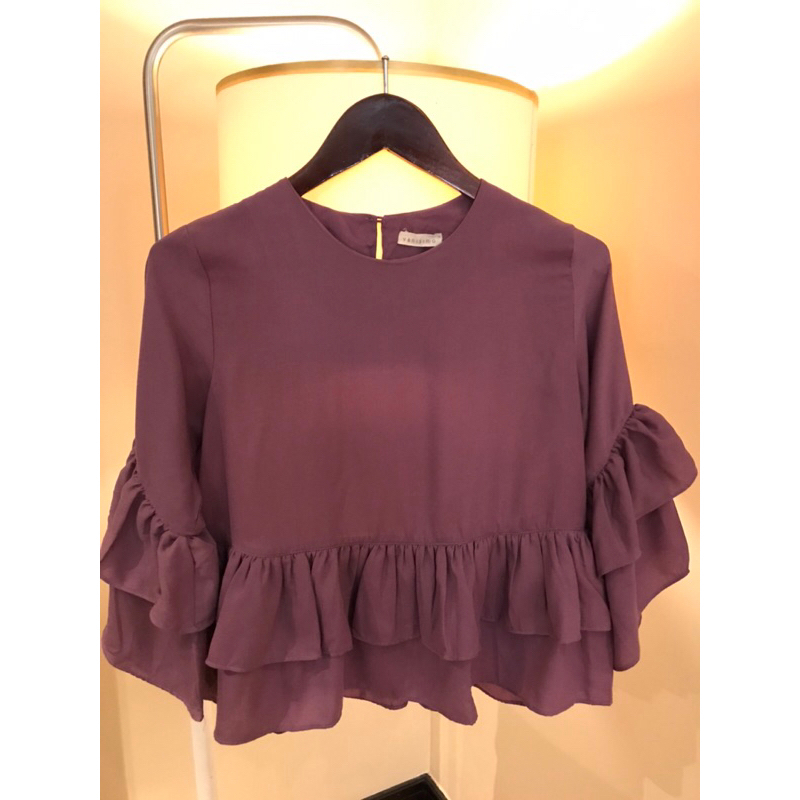 atasan warna lilac