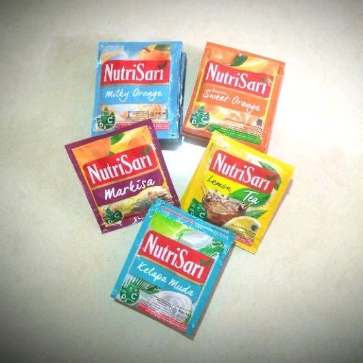 

Nutrisari 14gr All Varian Rasa Buah 1 Sachet