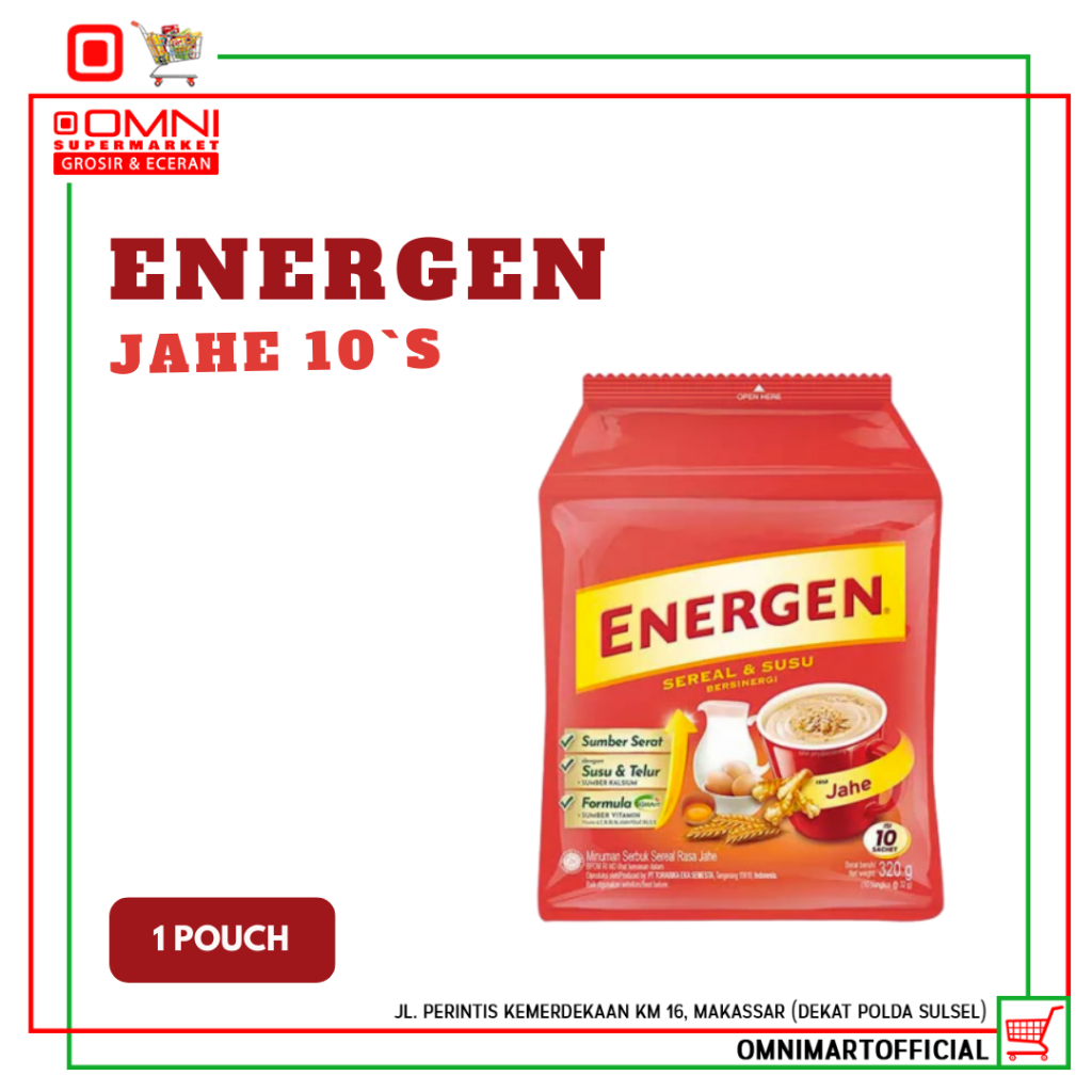 

ENERGEN JAHE POUCH 10' SACHETS