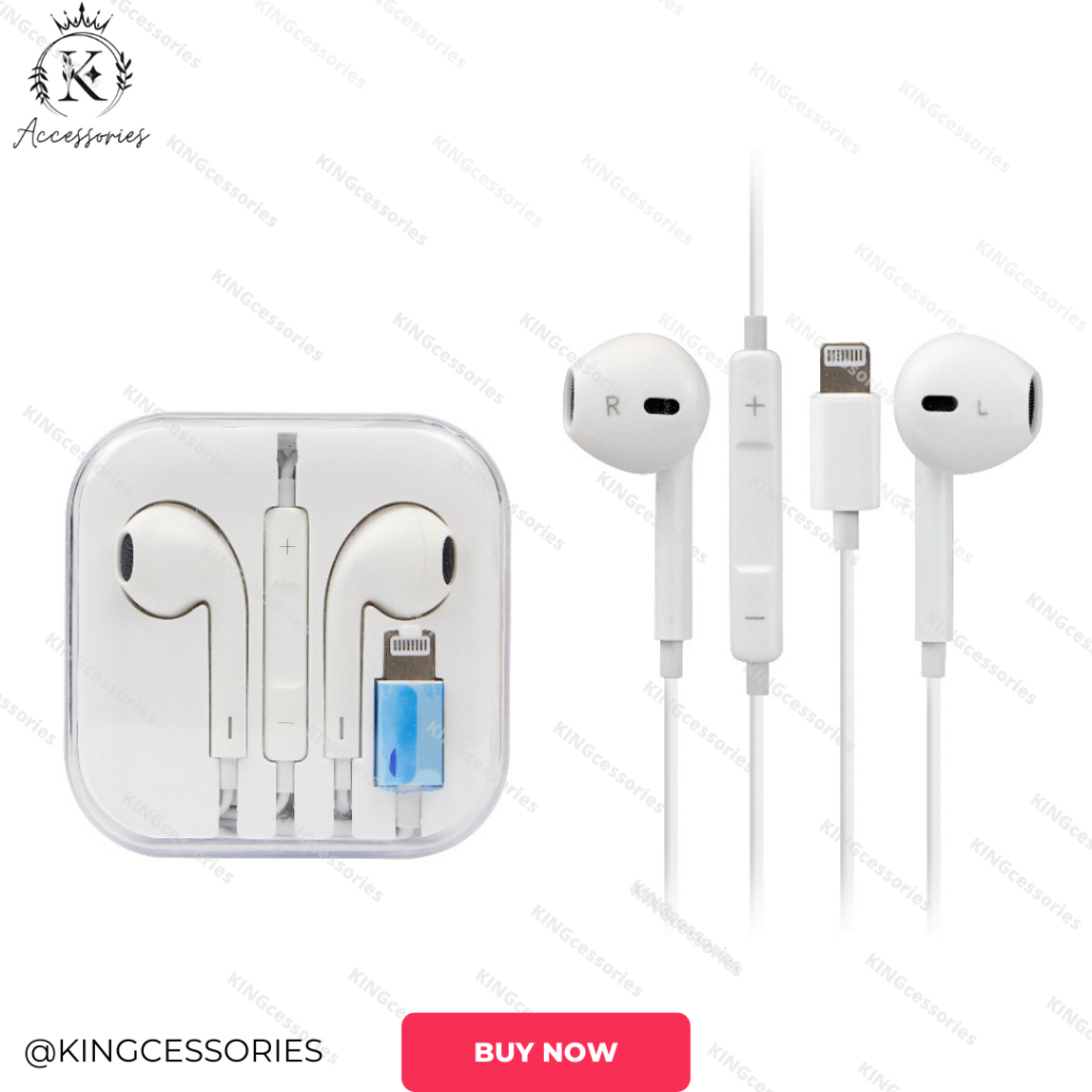 Headset Earpod HANDFREE APPLE IPHONE 7 PACKINNG MIKA KUALITAS ORIGINAL SUARA JERNIH