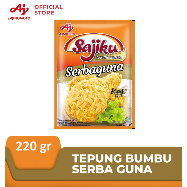 

SAJIKU TEPUNG BUMBU SERBAGUNA 220gr
