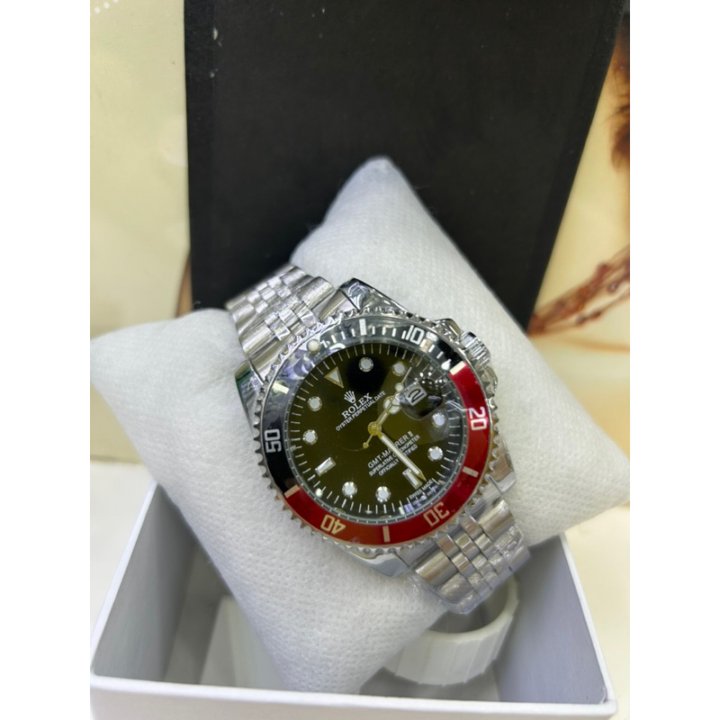 Jam tangan pria Rolex GMT Master jam tangan fashion Rolex rantai GMT master