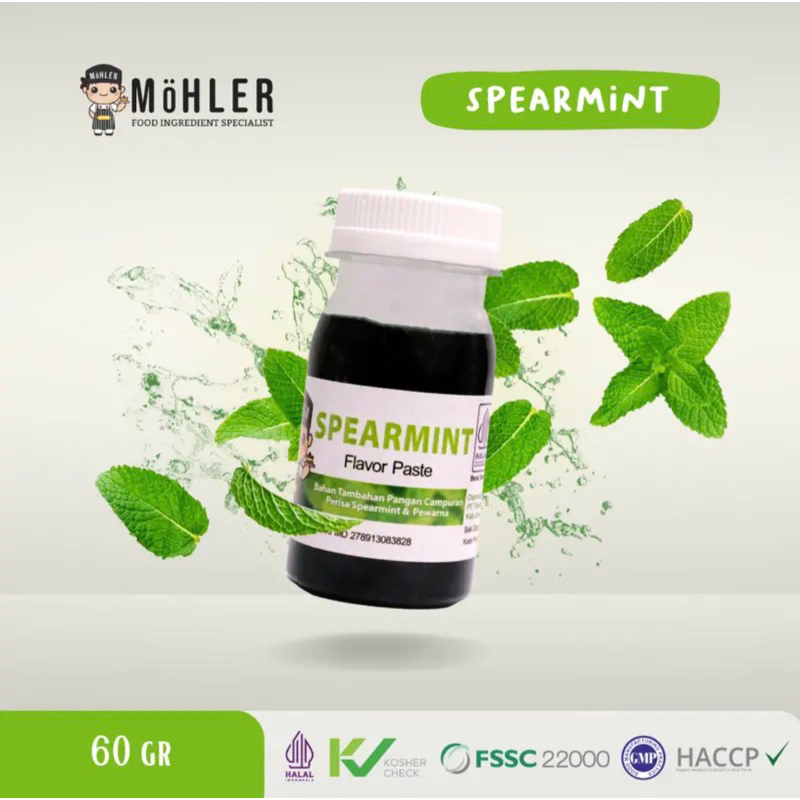 

MOHLER 60gr SPEARMINT - [Pasta Perisa Pewarna] ⭐️Jaffa mart⭐️