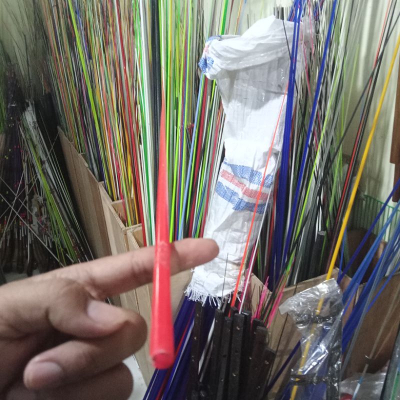 blank fiber 110cm kaku sayap layangan dan joran pancing