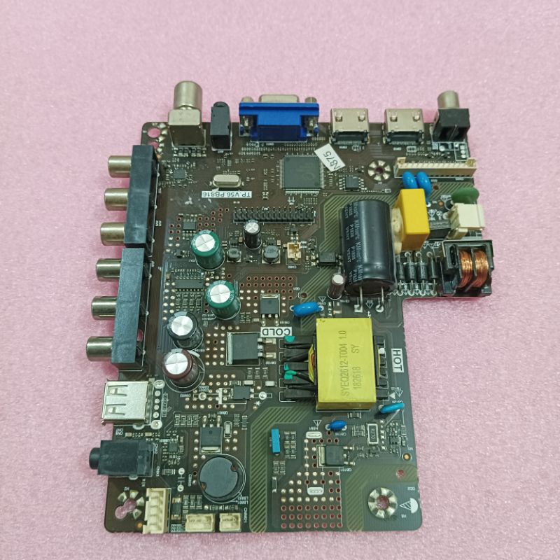 POLYTRON PLD 22D9500B SECOND - MB ORI TV LED POLYTRON - MAINBOARD MOTHERBOARD MENBOARD MOBO BOARD MO