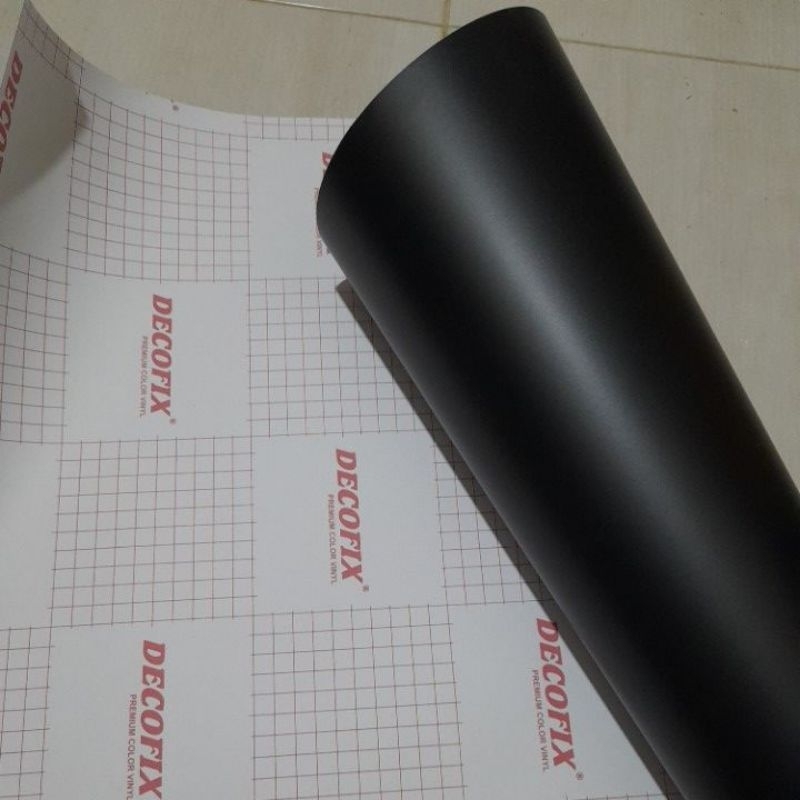 stiker skotlet motor hitam doff L 60cm, skotlet aquarium