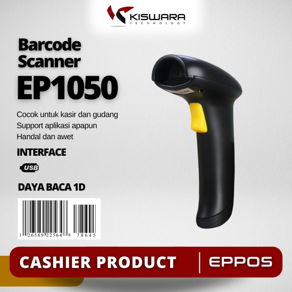 Barcode EPPOS Scanner 1D EP1050