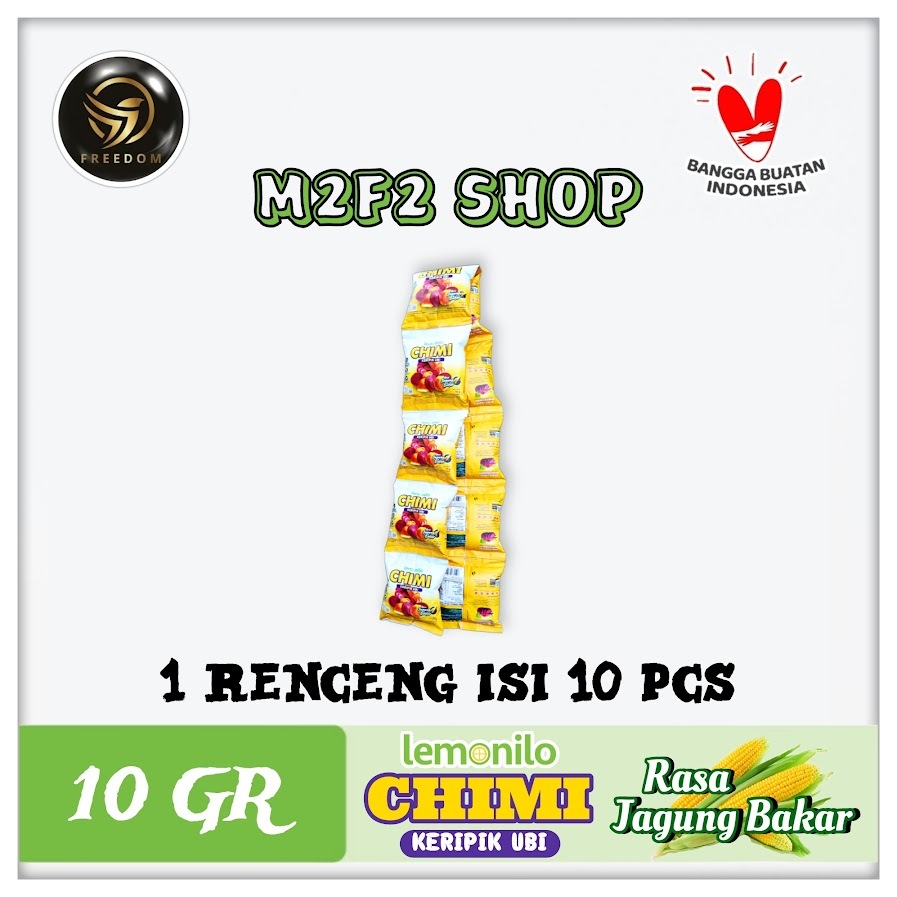 

Lemonilo Chimi Kripik Ubi Rasa Jagung Bakar Sachet - 10 gr (Kemasan 1 Renceng)