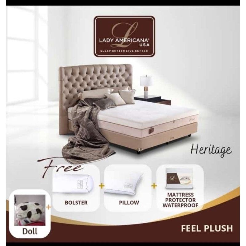 Lady Americana Heritage 160x200 Mattress Only