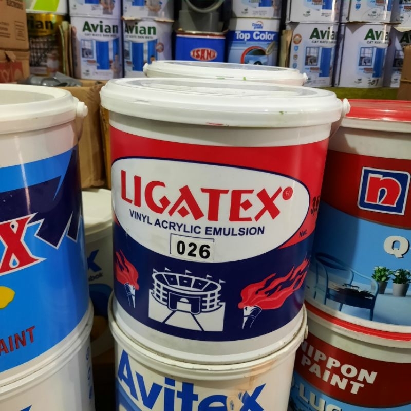 Cat Tembok Ligatex 4kg / Cat Tembok Murah