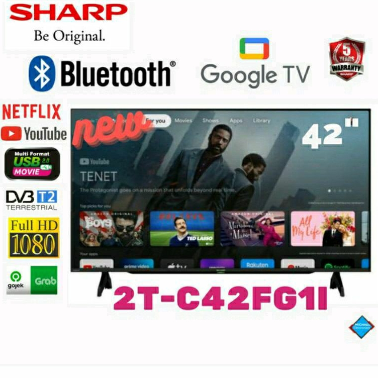Sharp Smart tv  42 inch 2T-C42FG1I (Android 11)