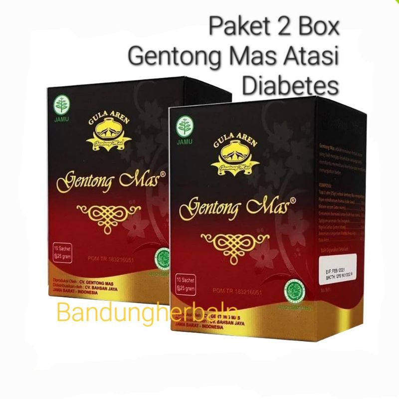 

Herbal Alami Gentong Mas asli 100% | Atasi Diabetes | Paket 2 Box