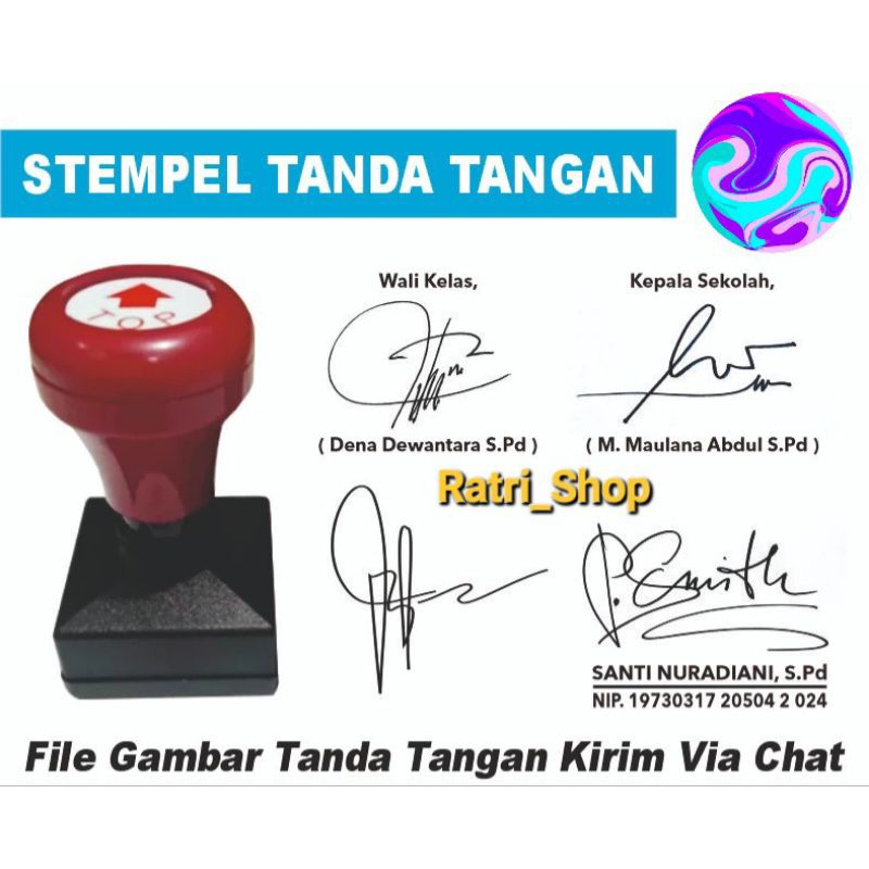 

STEMPEL TANDA TANGAN | STEMPEL PARAF | STEMPEL TTD
