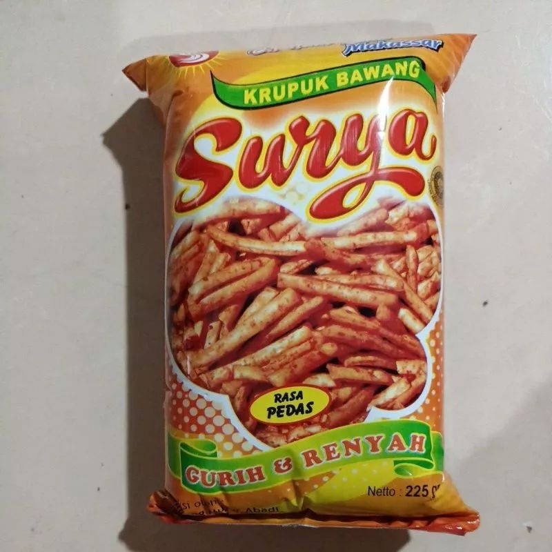 

KERUPUK SURYA 225gr Oleh-oleh Khas Makassar