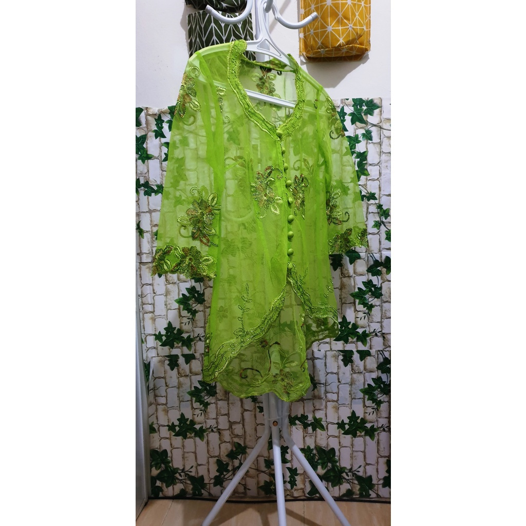 Kebaya Atasan wanita Hijau muda -tanpa puring