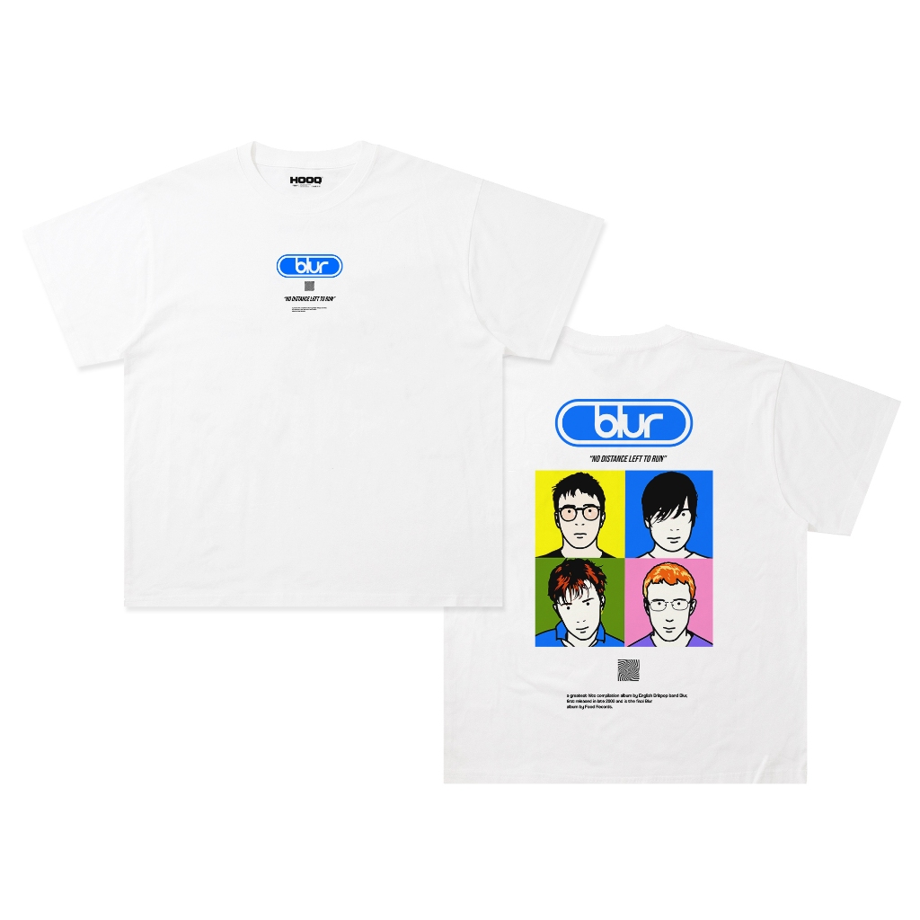 Kaos Band Blur Oversize - Vintage T-shirt Blur Band T-shirt