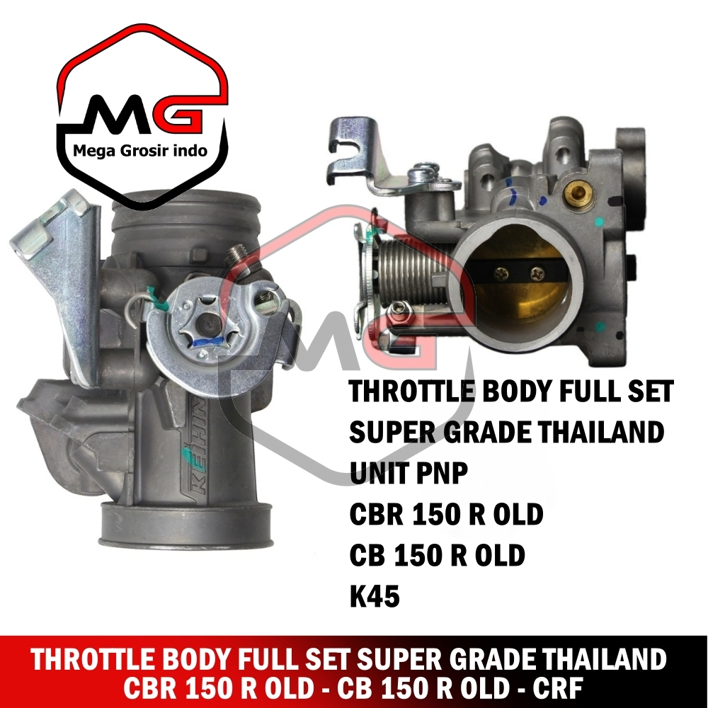 (BAYAR DI TEMPAT) TB THROTTLE BODY CB150 R CBR150 R CBR 150 OLD CRF 150 L 32 30 MM CB150R CBR150R K4