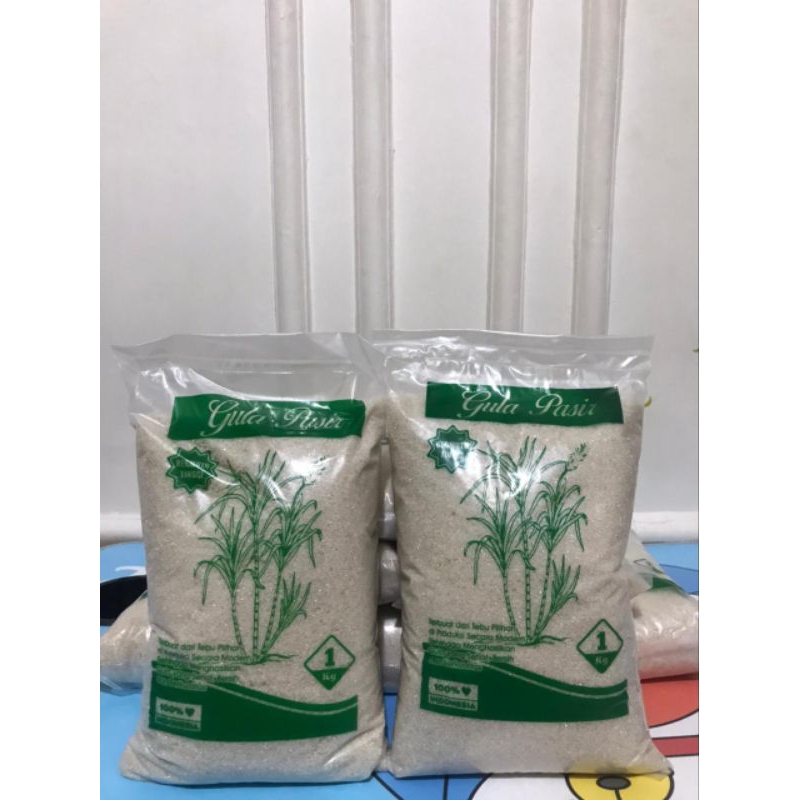 

GULA PASIR KEMASAN 1 KG *Asli berat 1Kg, murah banget*