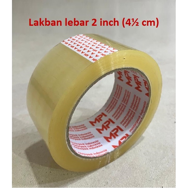 

Lakban Bening 2 Inch Solatip Lebar 4,5 cm Selotip Opp 2" Isolasi 4,5cm Solasi Bening 45 mm