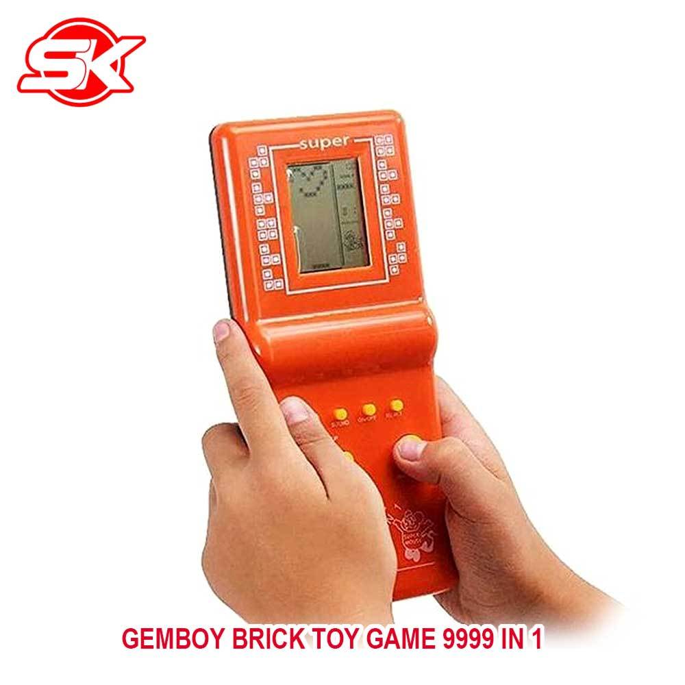 GEMBOY BRICK TOY GAME 9999 IN 1 MAINAN ANAK MURAH MERIAH TETRIS GEMBOT GAME WATCH