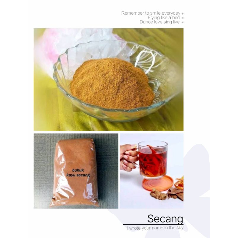 

Bubuk Secang / Pewarna Alami Ecoprint / Makanan Dll