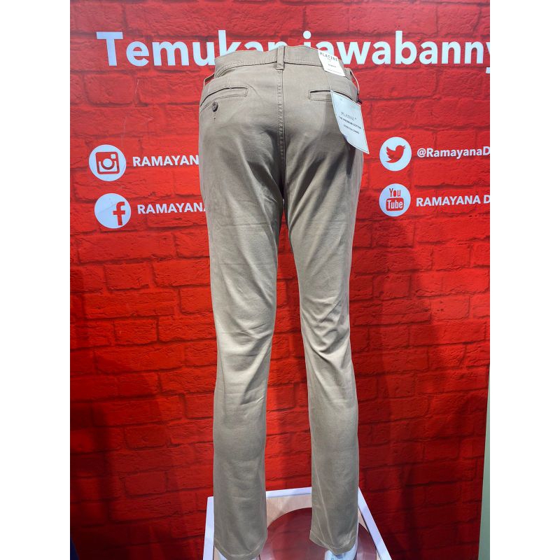 celana chinos slimfit platini