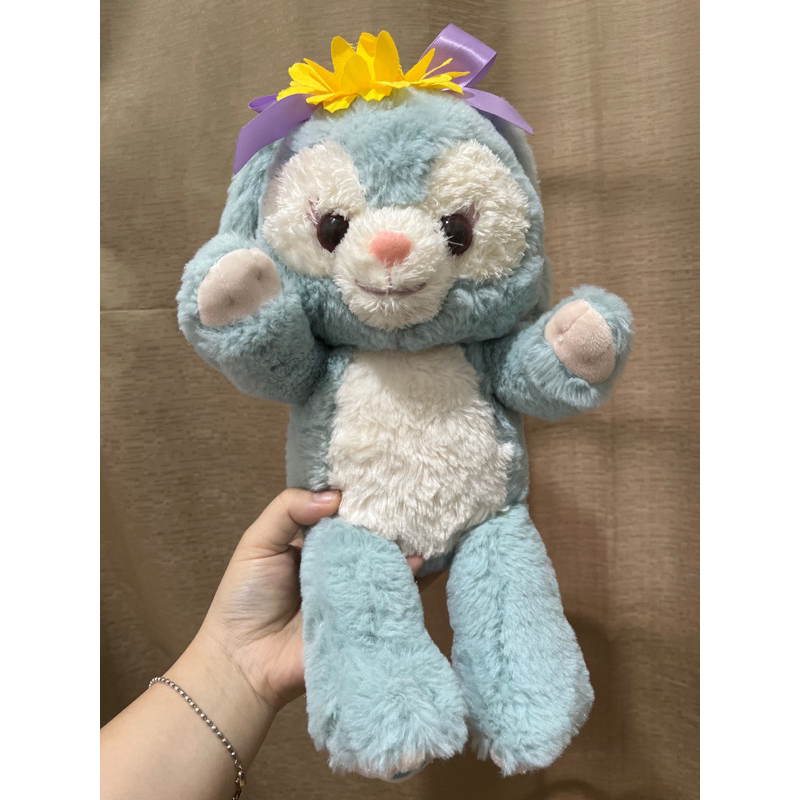 Boneka StellaLou Disney Bunny Stella Lou Ice Blue Yellow flower Purple Ribbon Kelinci Stella Lou Bir