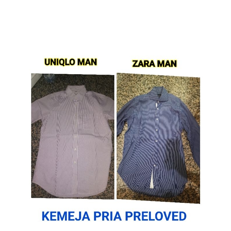 ANEKA KEMEJA HEM DEWASA LAKI PRELOVED