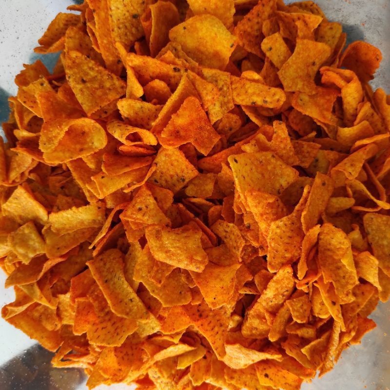 

Tortilla Chips Happytos Kiloan Tortila Jagung Keripik Jagung Gurih Renyah Enak 100gr & 250gr Snack Cemilan Kiloan Khas Jawa Timur Jajanan Kering Madiun + FREE KARDUS