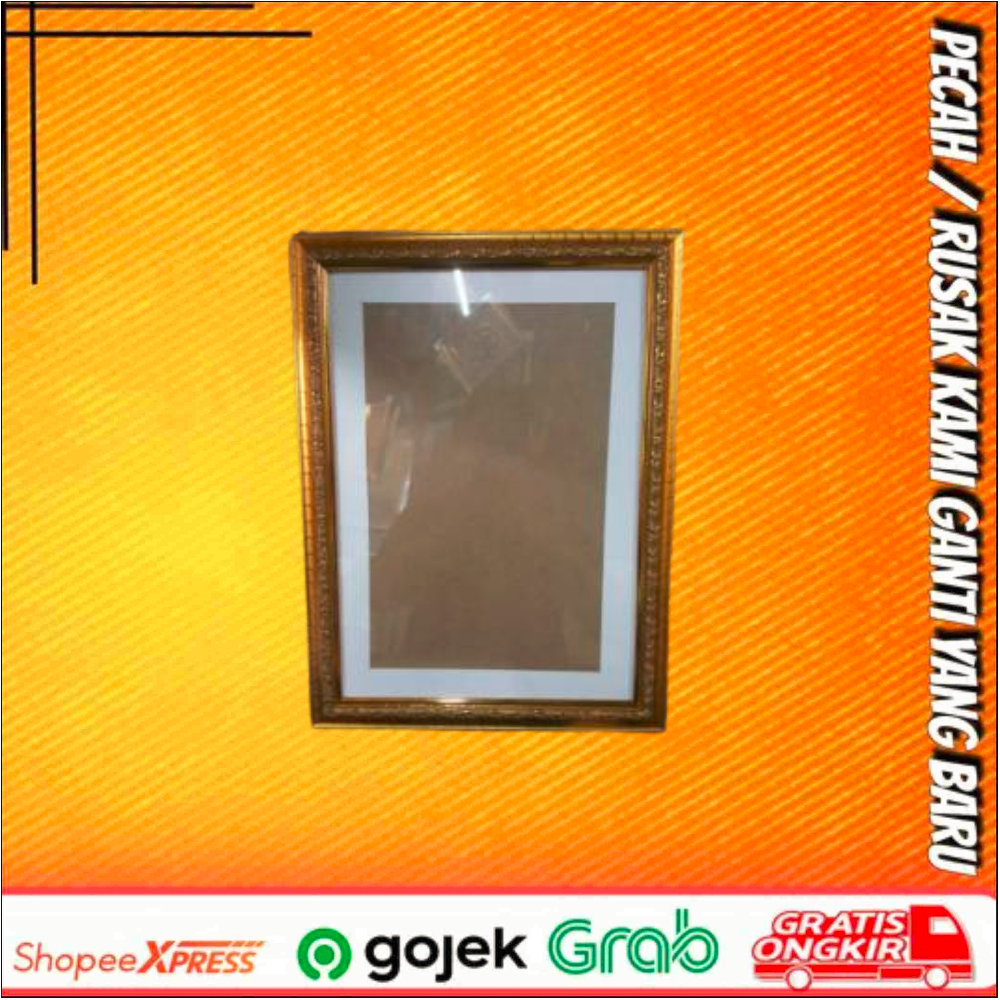 Bingkai Foto / Bingkai Sertifikat / Bingkai Gambar Ukuran A3 / 30 x 45 Cm