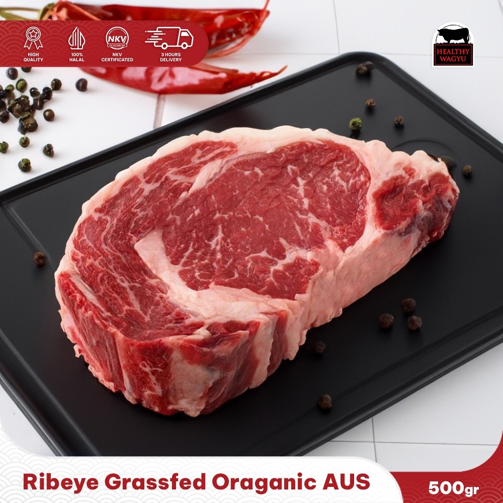 

Grassfed Organic Ribeye/ Sapi Organik AUS 500gr Healthy wagyu