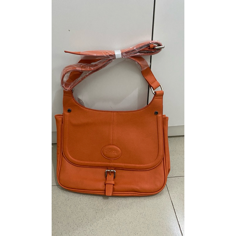 Tas Longchamp Orange Hand Bag Tas Wanita sling bag tas tangan