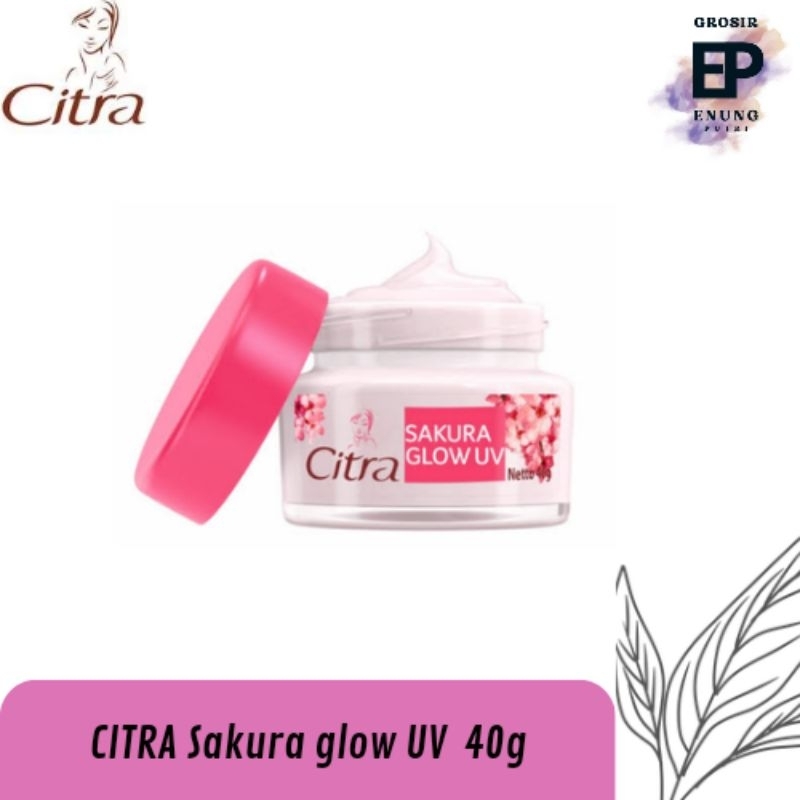 CITRA SAKURA GLOW UV ESSENCE CREAM 40G || KRIM CITRA SAKURA