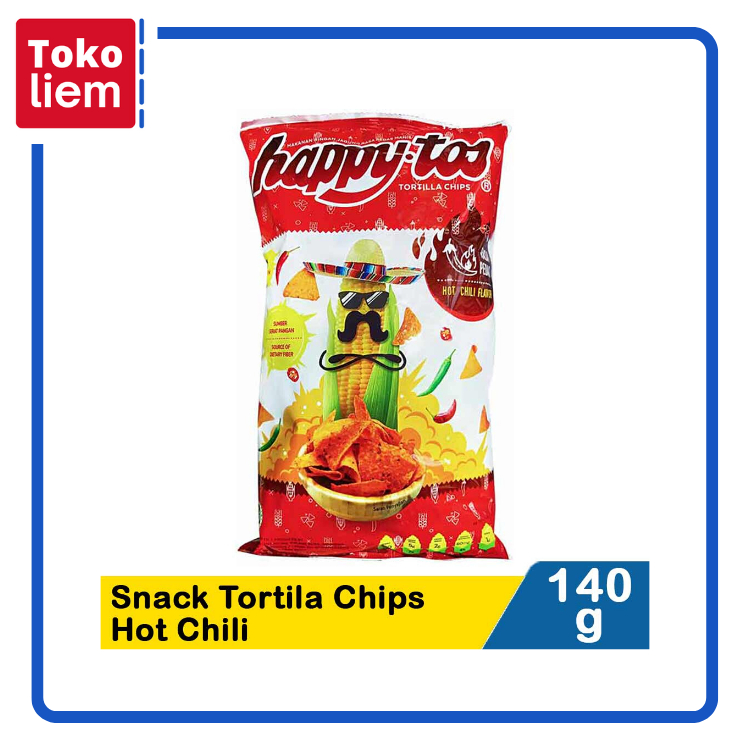 

Happytos Snack Tortilla Chips Hot Chili 140G