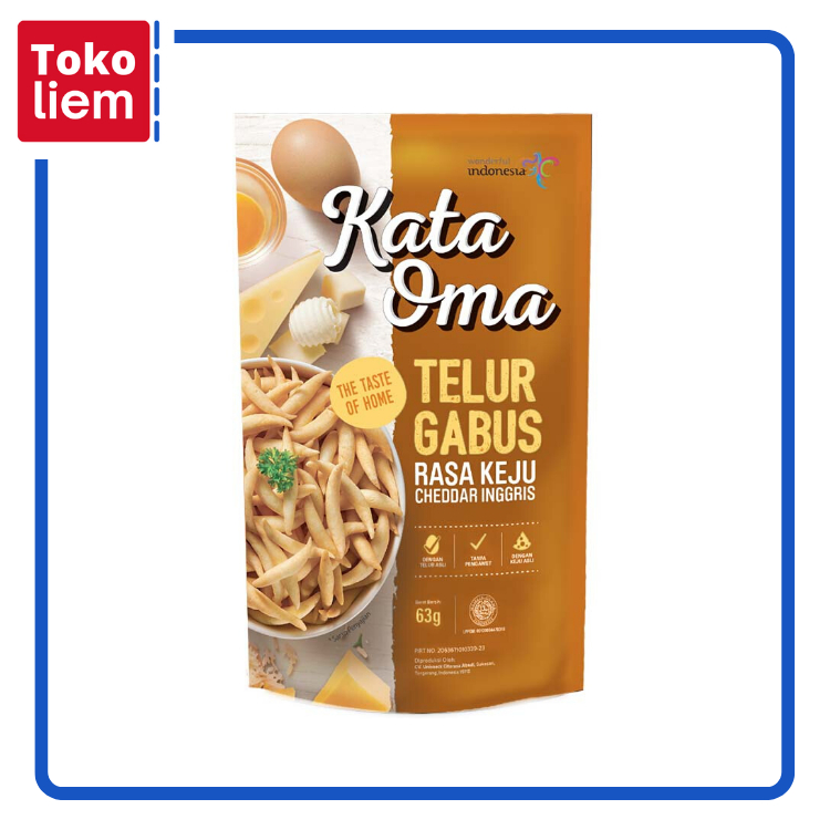 

Kata Oma Snack Telur Gabus Keju 63G