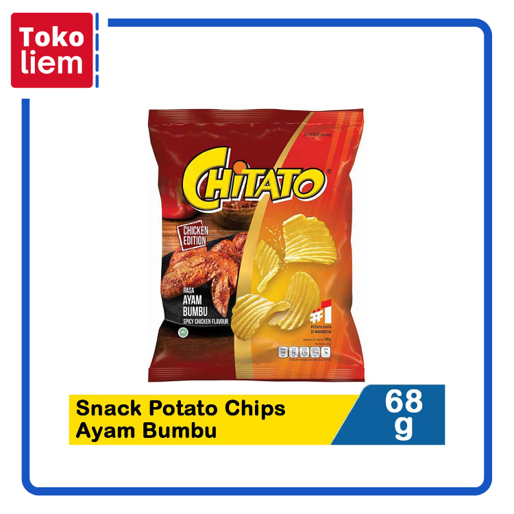 

Chitato Snack Potato Chips Ayam Bumbu 68G