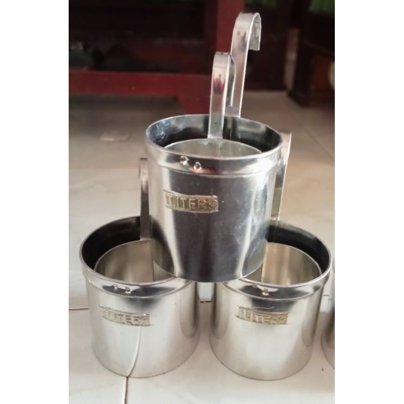 LITERAN MINYAK SAYUR / LITERAN BENSIN 1 LITER / LITERAN MINYAK TANAH/ CANTING TAKARAN MINYAK