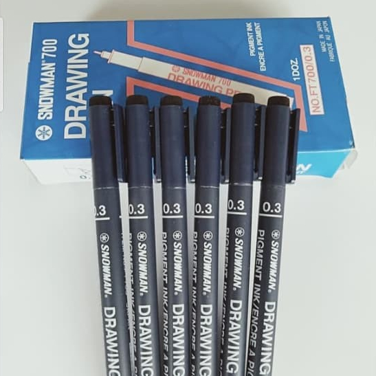 

1 BUAH DRAWING PEN SNOWMAN 700 0.1 SAMPAI 0.8