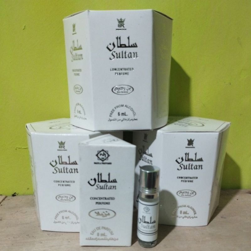 Sultan parfum paket usaha 6 pcs kemasan 6 ml Parfum Pria Wanita