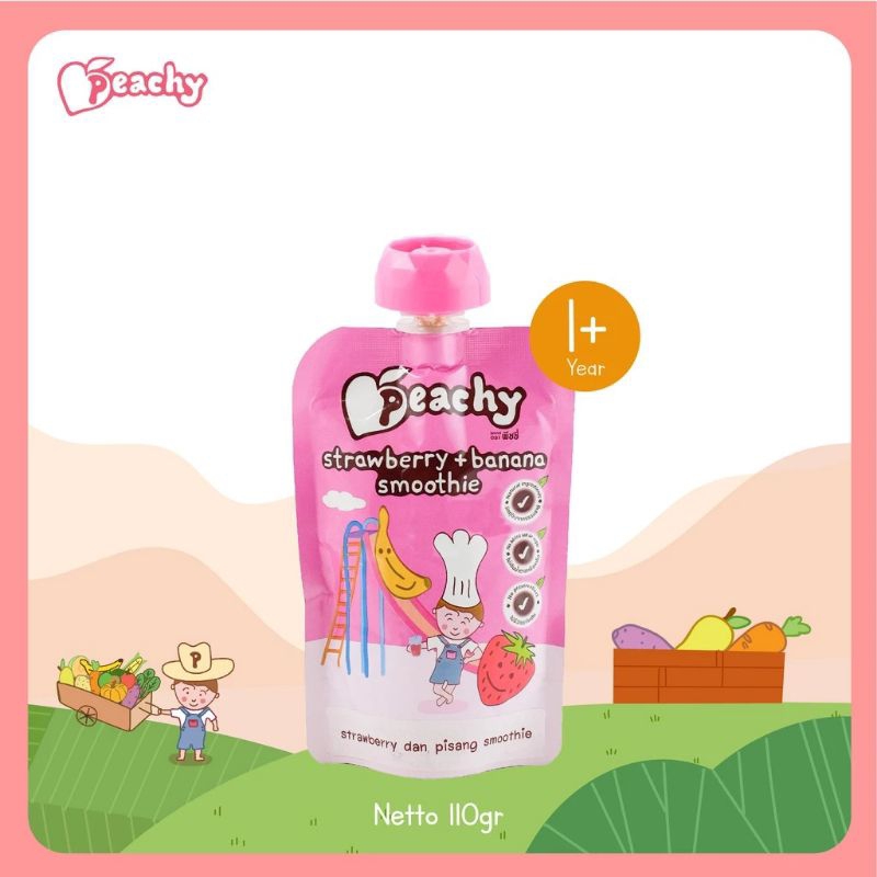 

PEACHY STAWBERRY AND BANANA SMOOTHIE